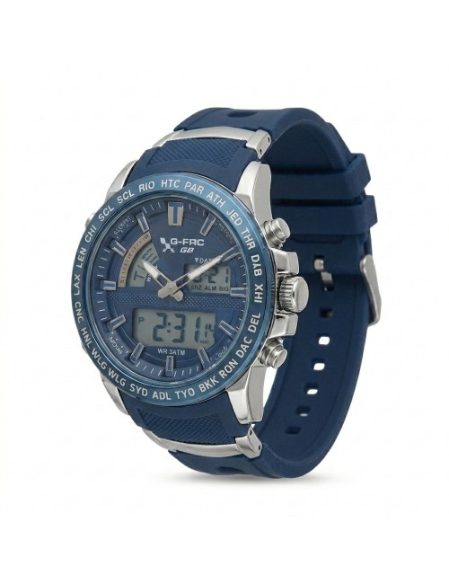Reloj G-force Al190 Deportivo Doble Hora + Estuche Premium