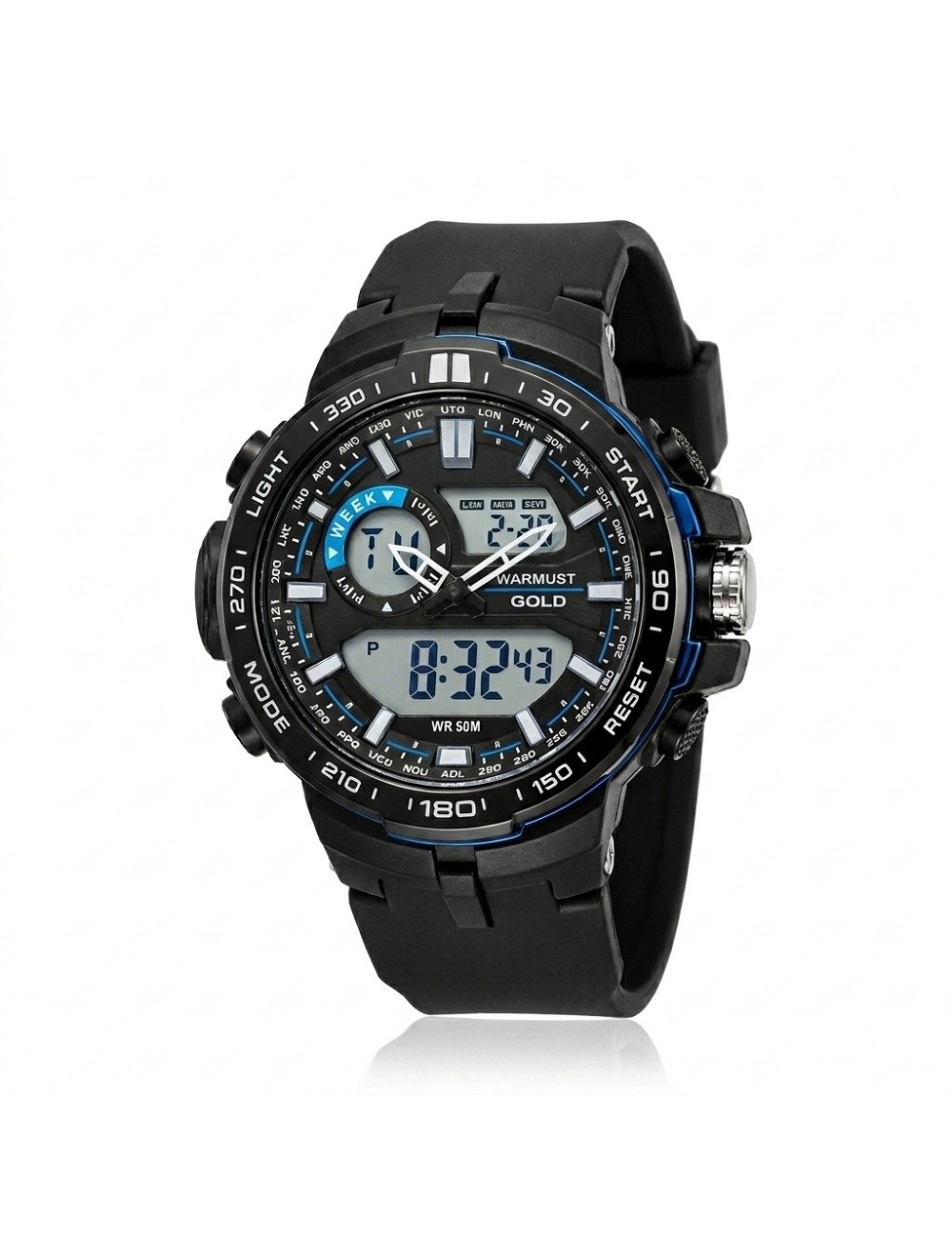 Reloj G-force Ak15115 Digital Deportivo + Estuche Premium