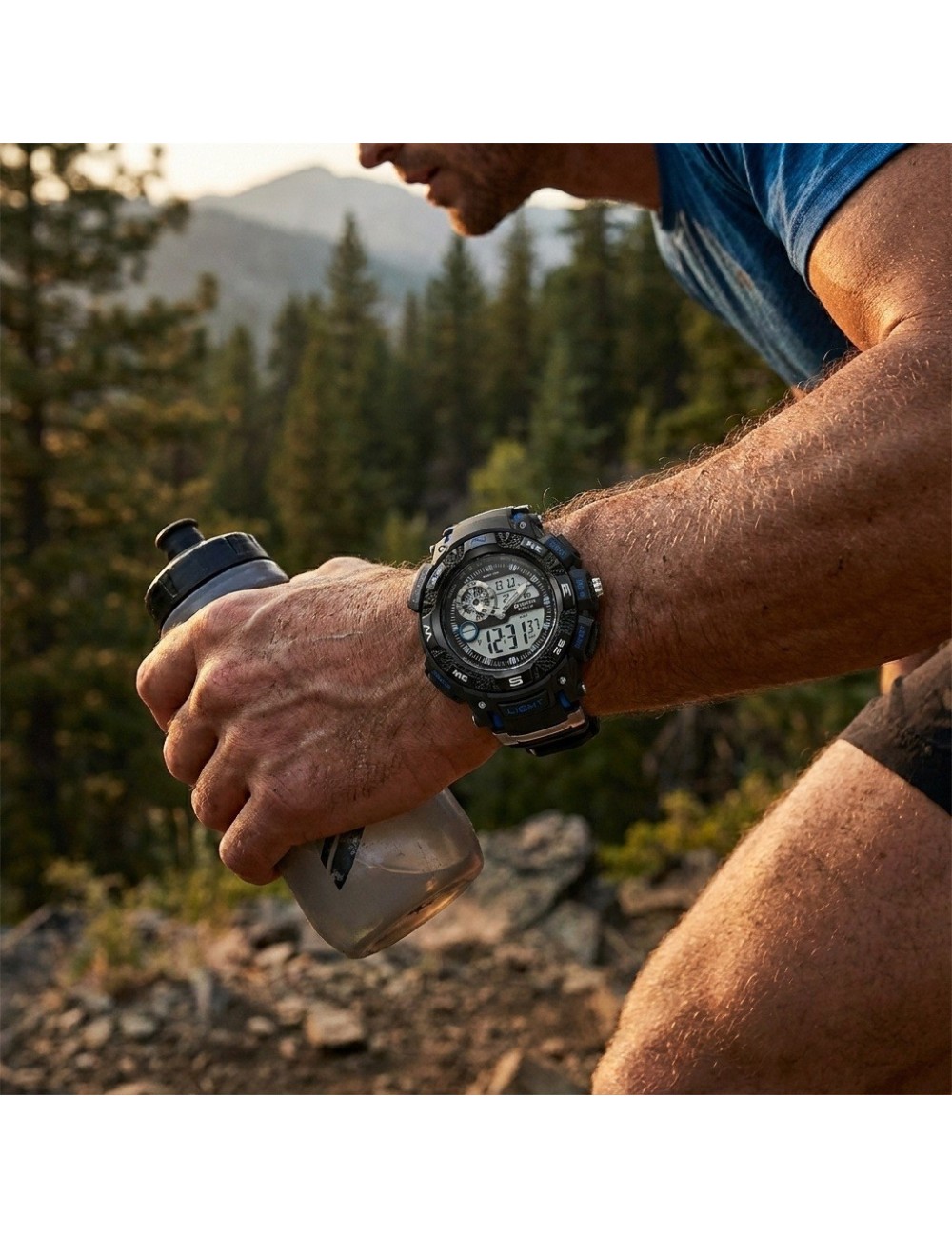 Reloj G-force Ak1389 Digital Deportivo + Estuche Premium