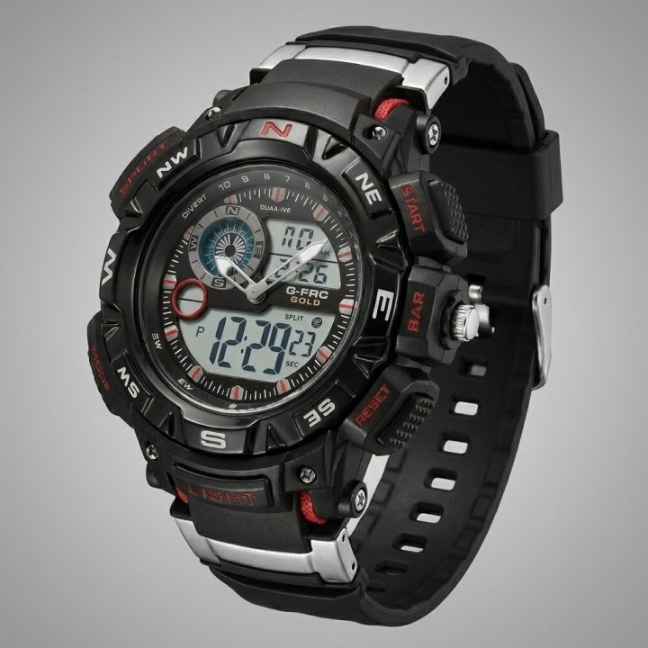 Reloj G-force Ak1389 Digital Deportivo + Estuche Premium