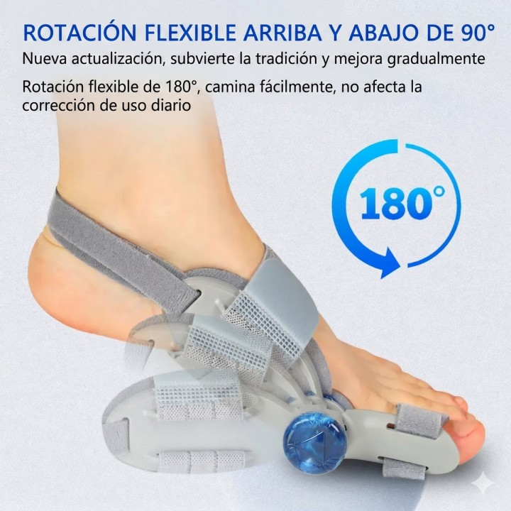 Corrector De Juanetes Ortopédico Ajustable Perilla Izq/der