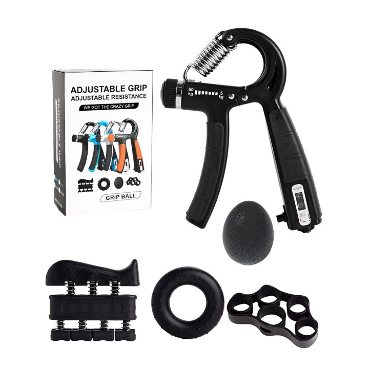 Kit 5 Fortalecedor De Mano Hand Grip Ejercitador Antebrazo