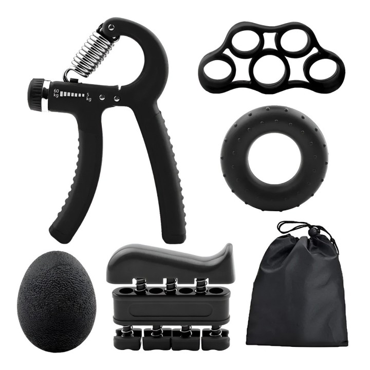 Kit 5 Fortalecedor De Mano Hand Grip Ejercitador Antebrazo
