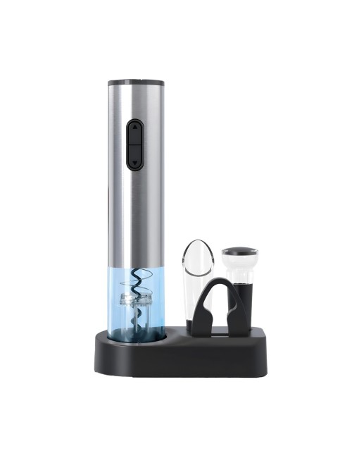 Kit Abridor De Vino Eléctrico Recargable Sacacorchos 4 En 1