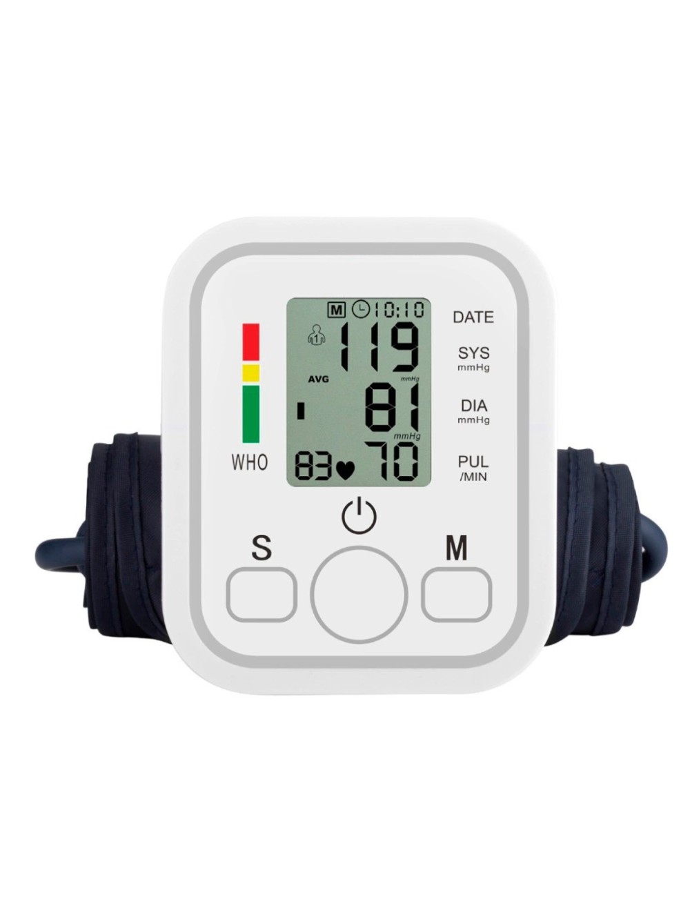 Tensiometro Brazo Arterial Digital Mando Con Voz Portatil