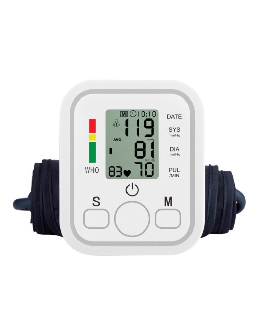 Tensiometro Brazo Arterial Digital Mando Con Voz Portatil