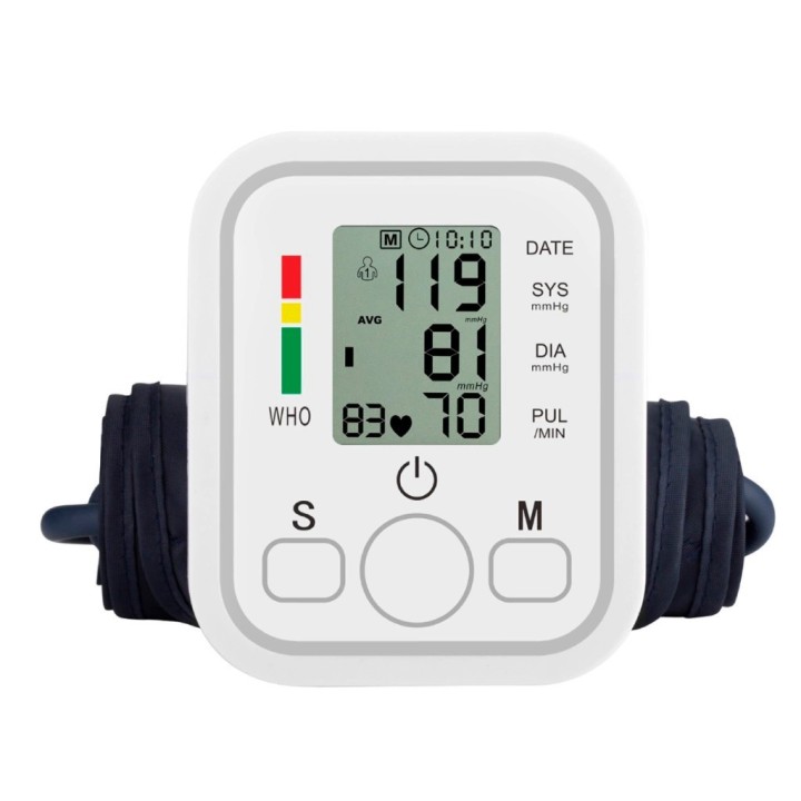Tensiometro Brazo Arterial Digital Mando Con Voz Portatil