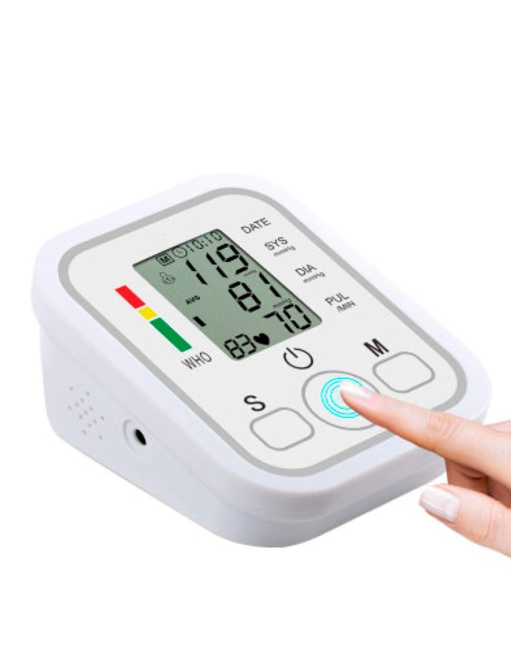 Tensiometro Brazo Arterial Digital Mando Con Voz Portatil