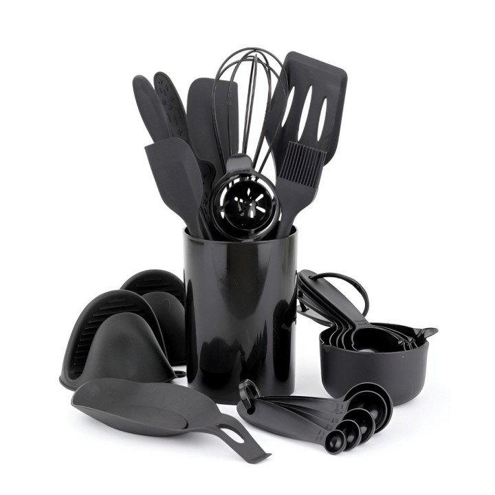 Set Kit Utensilios De Cocina Silicona 21 Piezas Premium