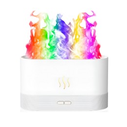 Difusor Humidificador Aromas Efecto Llama Chimenea 180ml