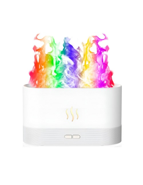 Difusor Humidificador Aromas Efecto Llama Chimenea 180ml