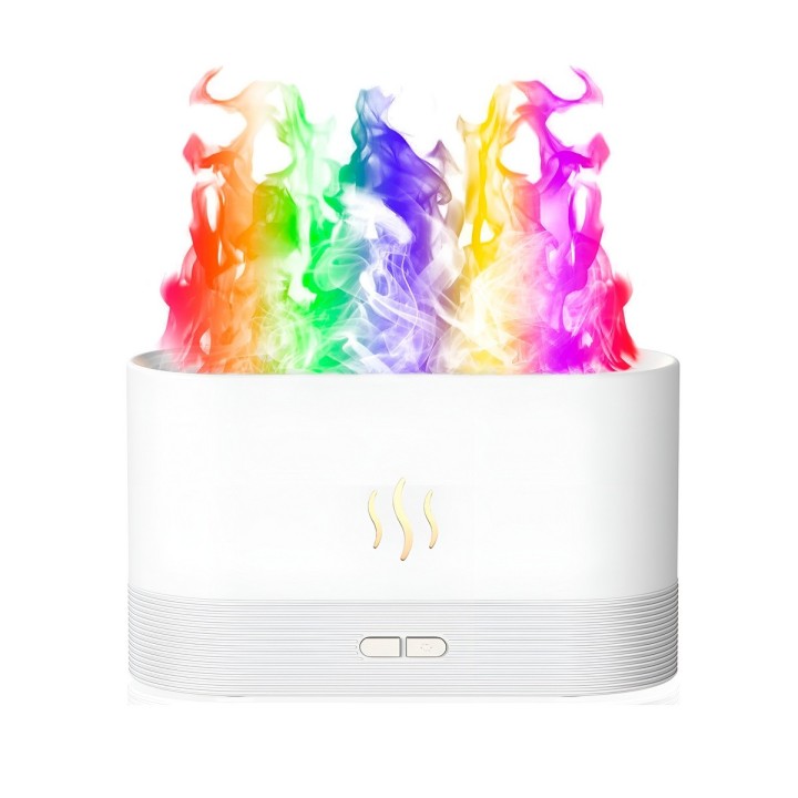 Difusor Humidificador Aromas Efecto Llama Chimenea 180ml