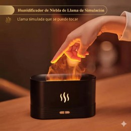 Difusor Humidificador Aromas Efecto Llama Chimenea 180ml