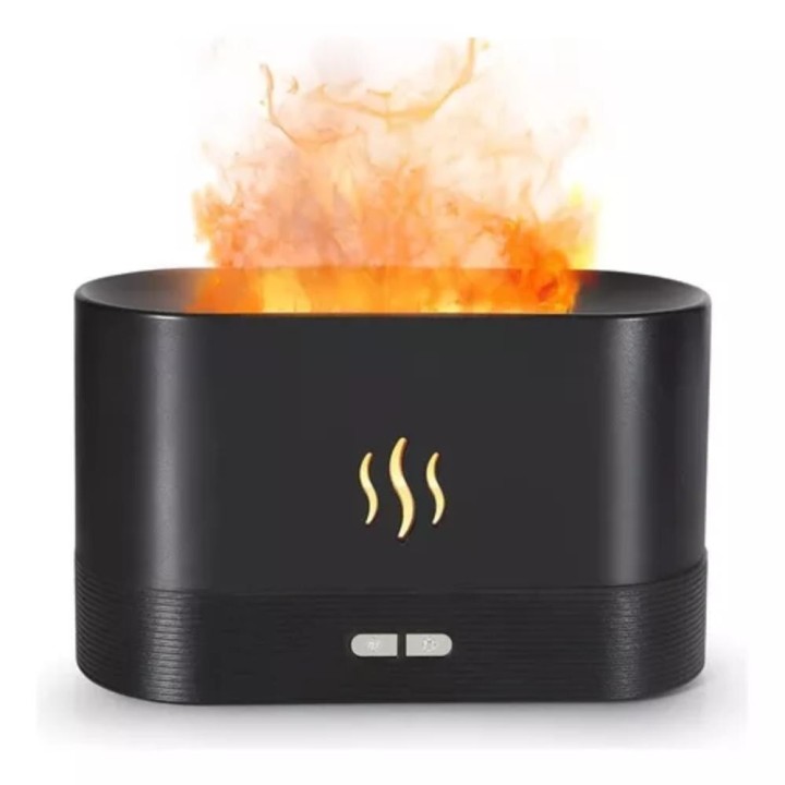 Difusor Humidificador Aromas Efecto Llama Chimenea 180ml
