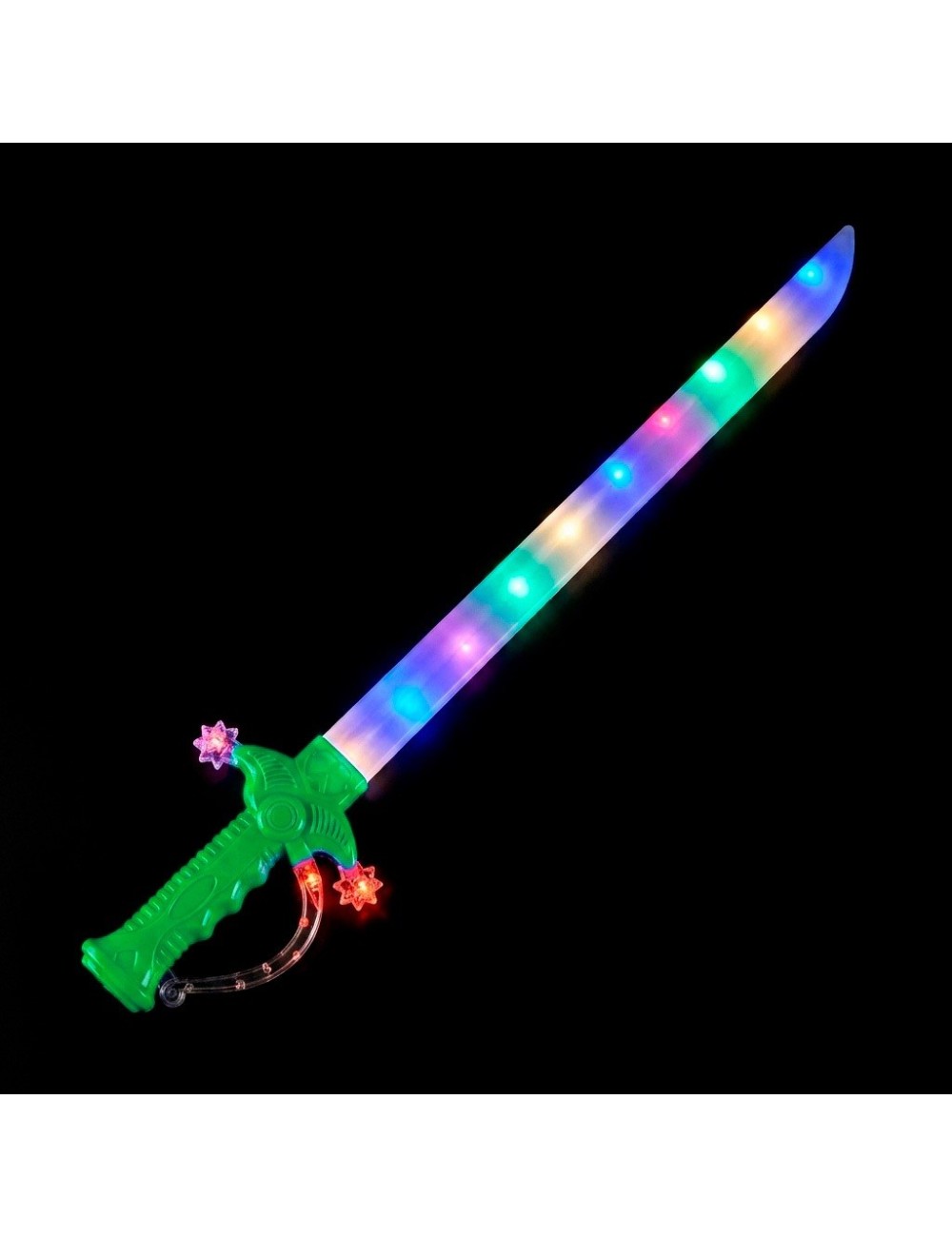 Juguete Espada Caballero Estrella Niños Led Sonido Dizfras