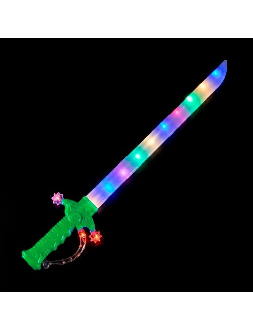 Juguete Espada Caballero Estrella Niños Led Sonido Dizfras