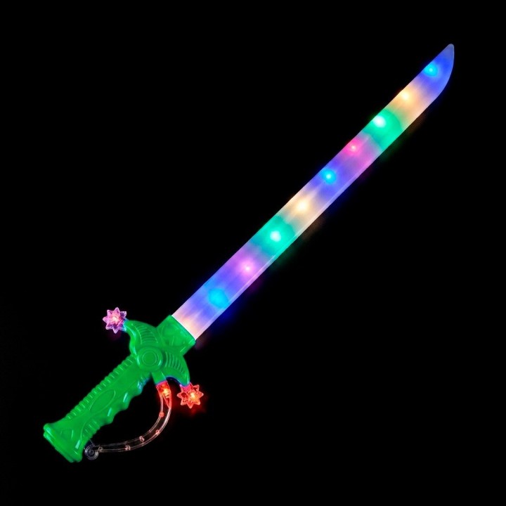 Juguete Espada Caballero Estrella Niños Led Sonido Dizfras