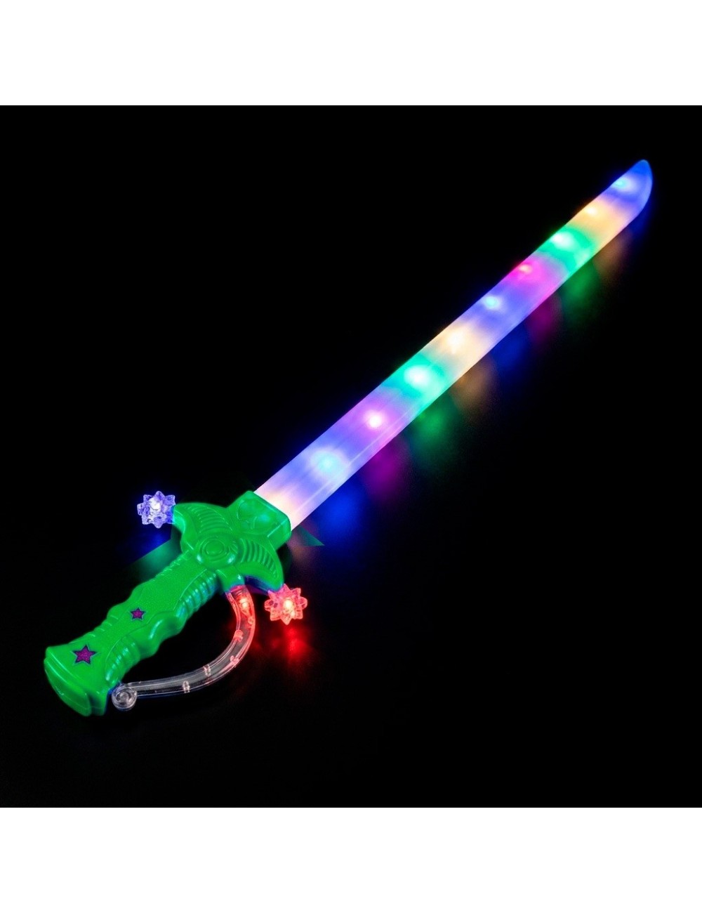 Juguete Espada Caballero Estrella Niños Led Sonido Dizfras
