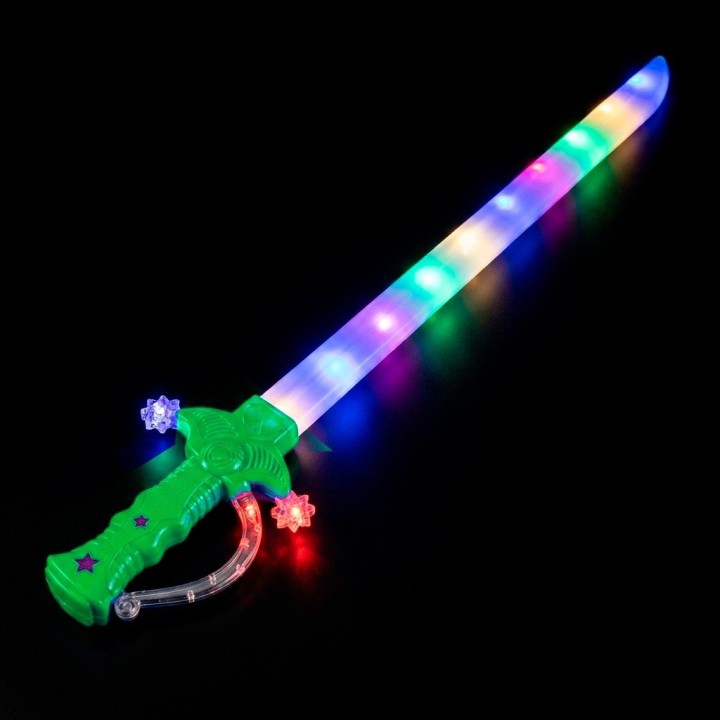 Juguete Espada Caballero Estrella Niños Led Sonido Dizfras