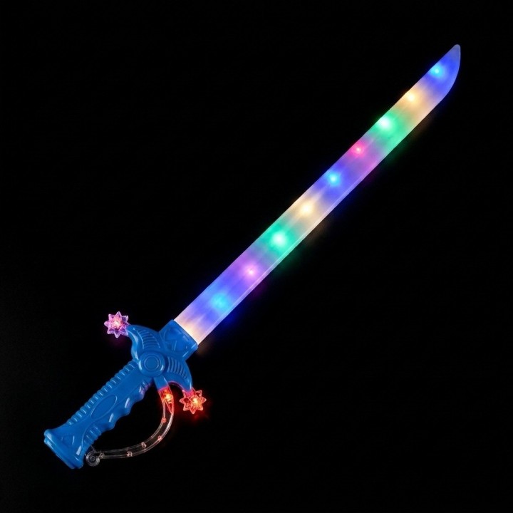 Juguete Espada Caballero Estrella Niños Led Sonido Dizfras