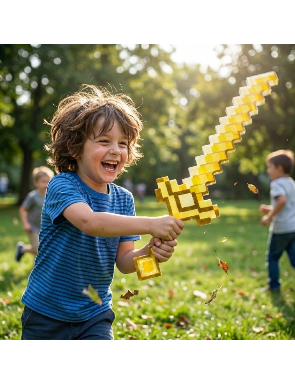 Juguete Espada Caballero Cuadros Niños Led Sonido Dizfras
