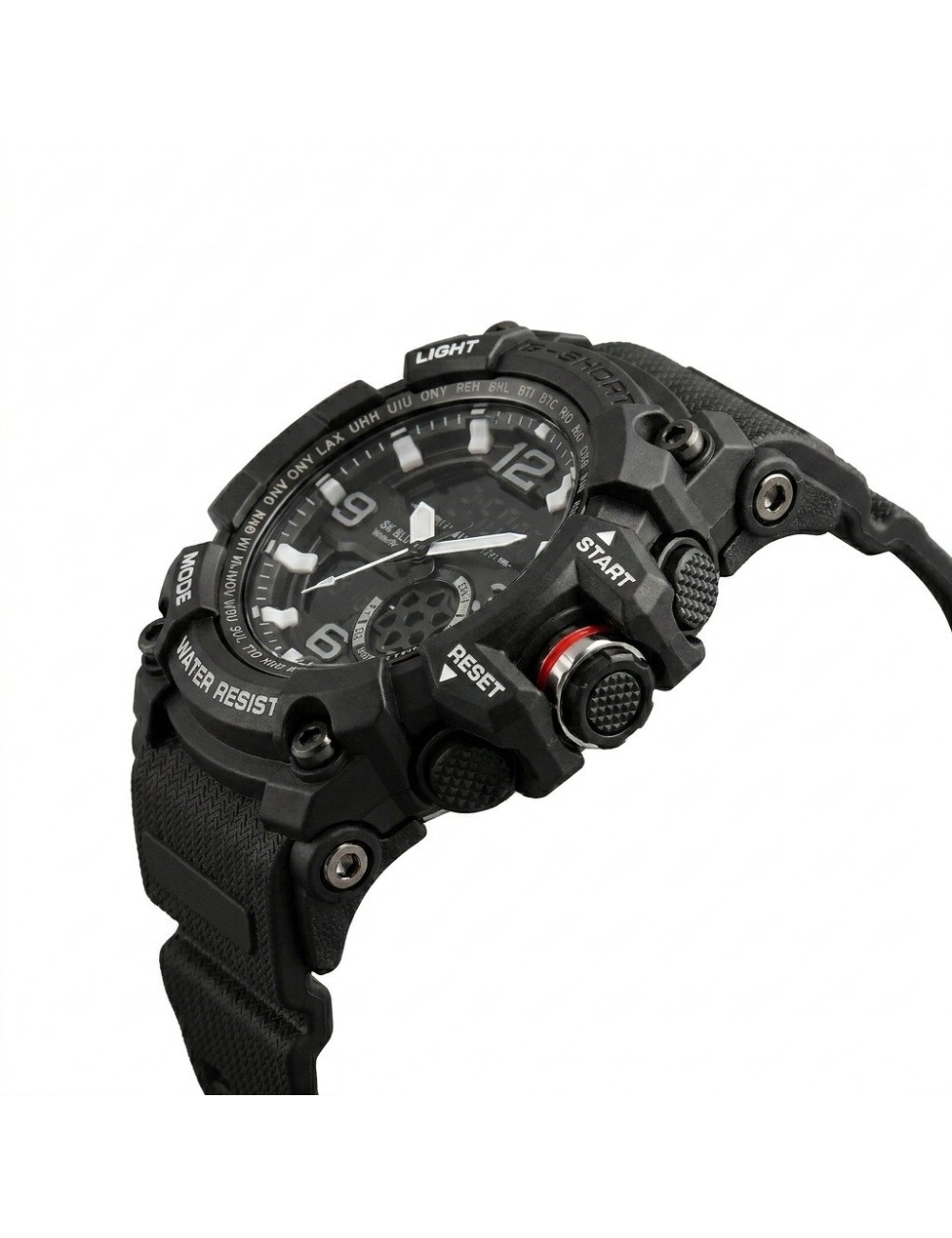Reloj Digital Led Luminoso Shock Hombre Orientacion +estuche