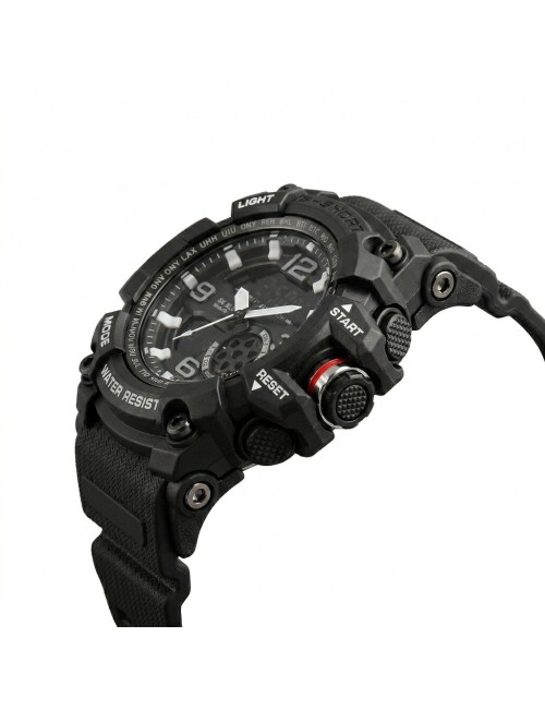 Reloj Digital Led Luminoso Shock Hombre Orientacion +estuche