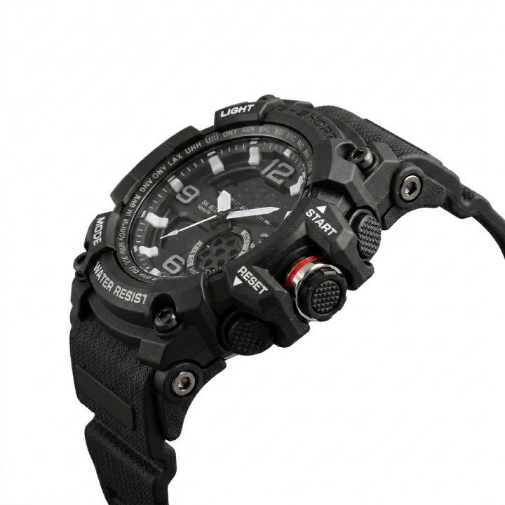 Reloj Digital Led Luminoso Shock Hombre Orientacion +estuche