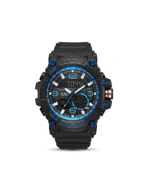 Reloj Digital Led Luminoso Shock Hombre Orientacion +estuche