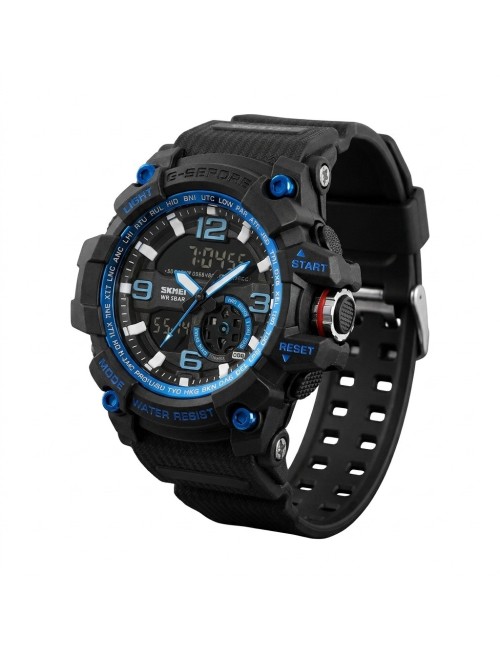 Reloj Digital Led Luminoso Shock Hombre Orientacion +estuche