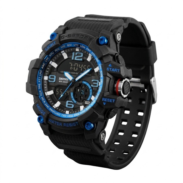 Reloj Digital Led Luminoso Shock Hombre Orientacion +estuche