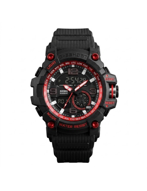 Reloj Digital Led Luminoso Shock Hombre Orientacion +estuche