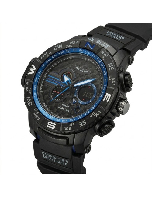 Reloj Shock Digital Led Luminoso Hombre Orientacion +estuche