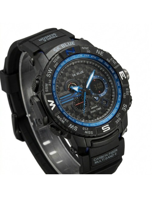 Reloj Shock Digital Led Luminoso Hombre Orientacion +estuche
