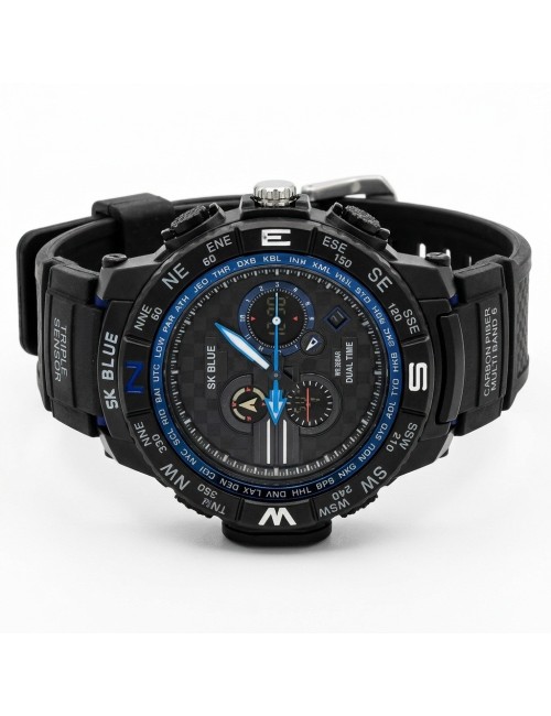 Reloj Shock Digital Led Luminoso Hombre Orientacion +estuche