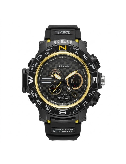 Reloj Shock Digital Led Luminoso Hombre Orientacion +estuche