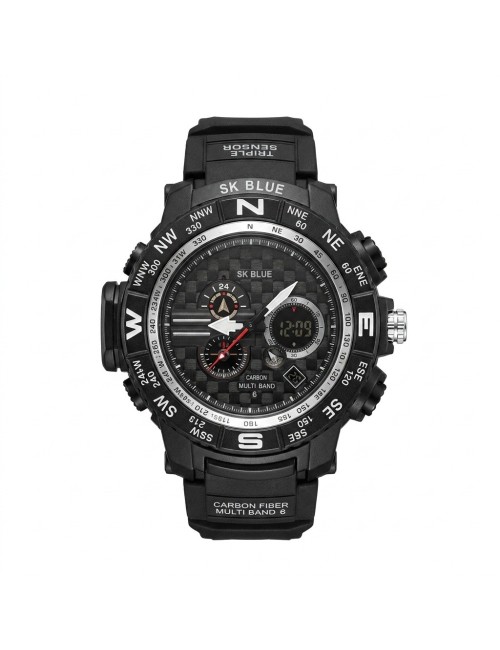 Reloj Shock Digital Led Luminoso Hombre Orientacion +estuche