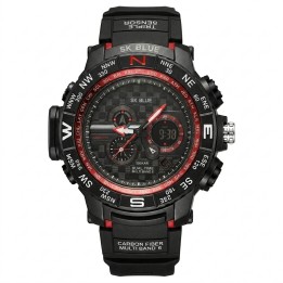 Reloj Shock Digital Led Luminoso Hombre Orientacion +estuche