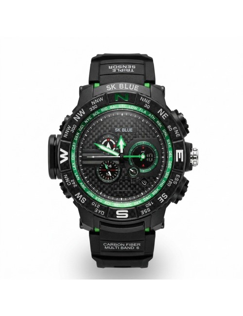 Reloj Shock Digital Led Luminoso Hombre Orientacion +estuche