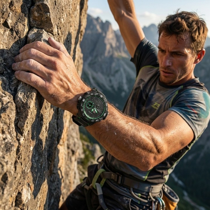 Reloj Shock Digital Led Luminoso Hombre Orientacion +estuche