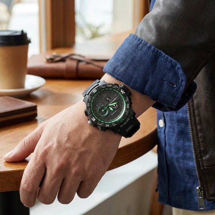 Reloj Shock Digital Led Luminoso Hombre Orientacion +estuche
