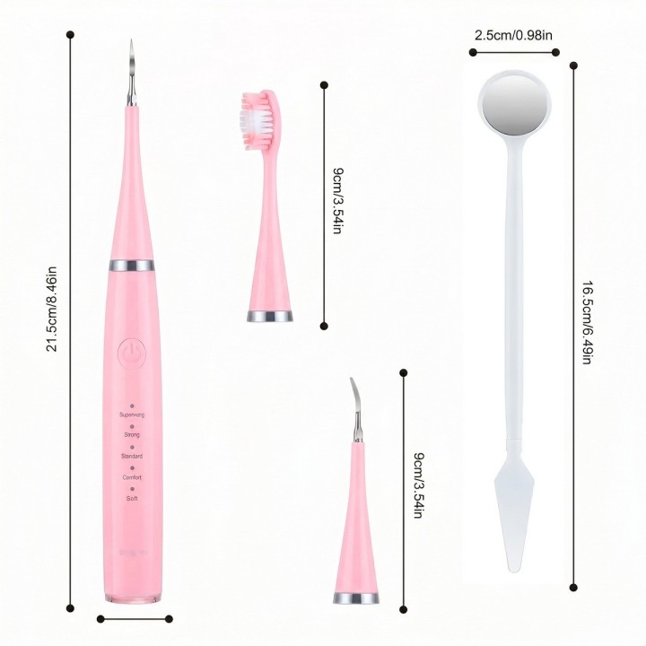 Cepillo Electrico Dental 3 En 1 Quita Sarro Y Manchas