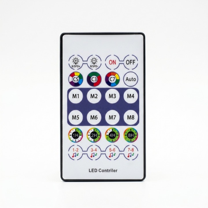 Cinta Neón Led Inteligente Bluetooth App Y Control Remoto 5m