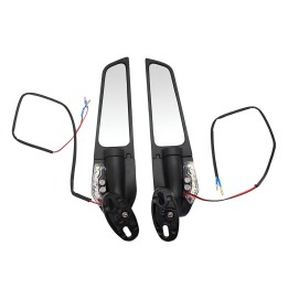 Espejos Retrovisores Aleron Moto Direccional Led Deportivos