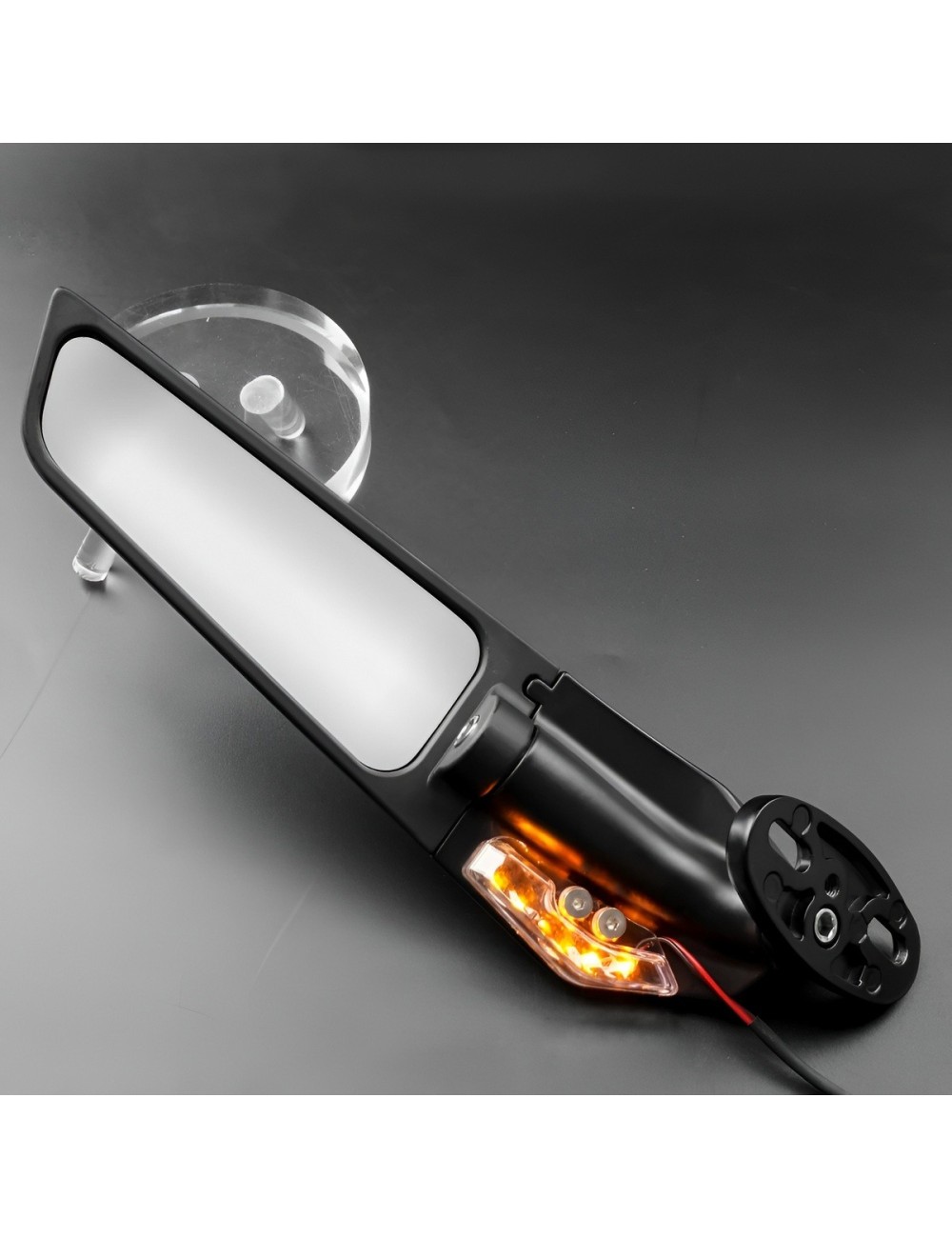 Espejos Retrovisores Aleron Moto Direccional Led Deportivos