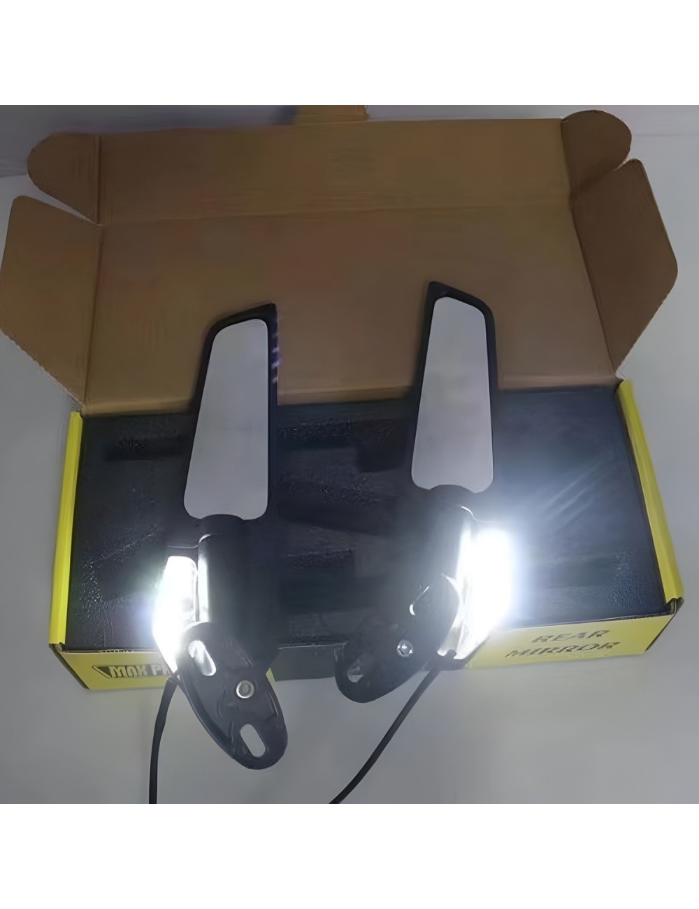 Espejos Retrovisores Aleron Moto Direccional Led Deportivos