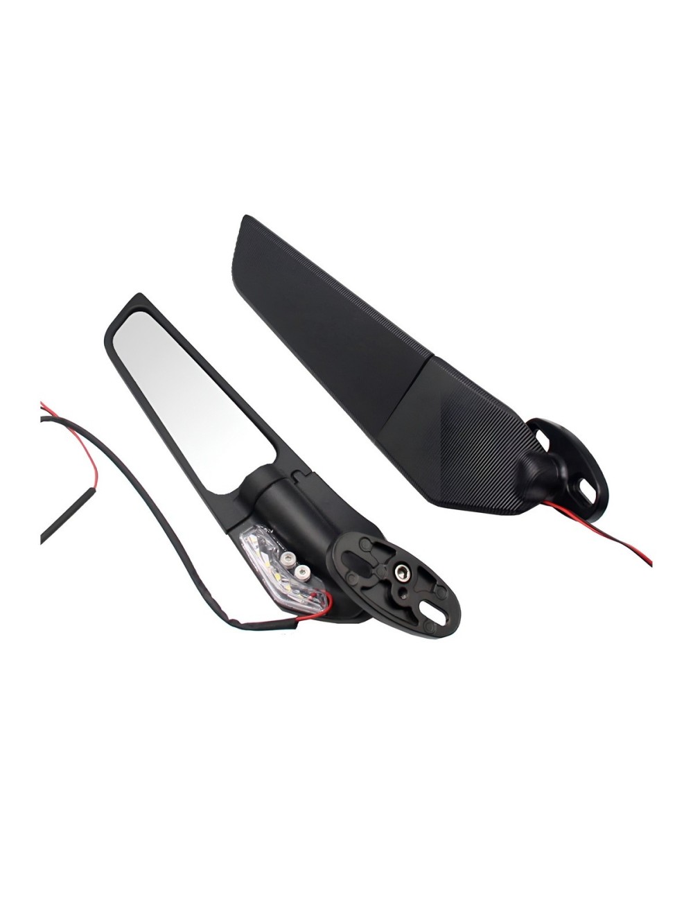 Espejos Retrovisores Aleron Moto Direccional Led Deportivos