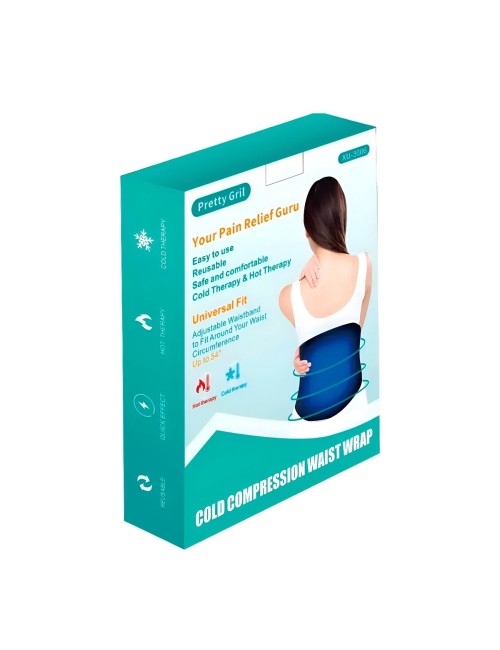 Faja De Gel Terapia Frío Calor Alivio Dolor Lumbar Ajustable