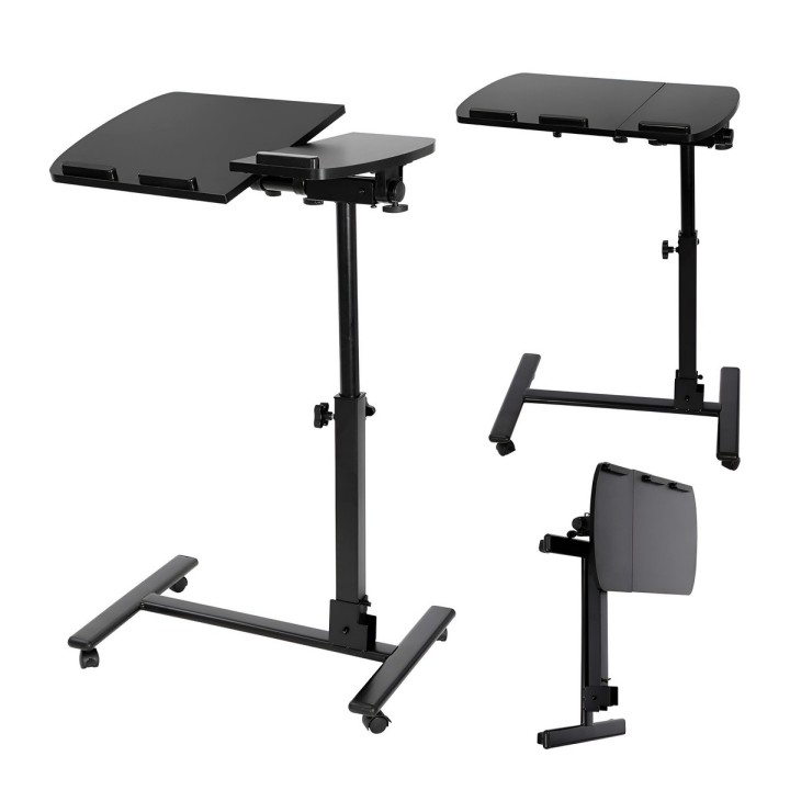 Mesa Laptop Ajustable Altura Inclinable Ruedas Multifuncion