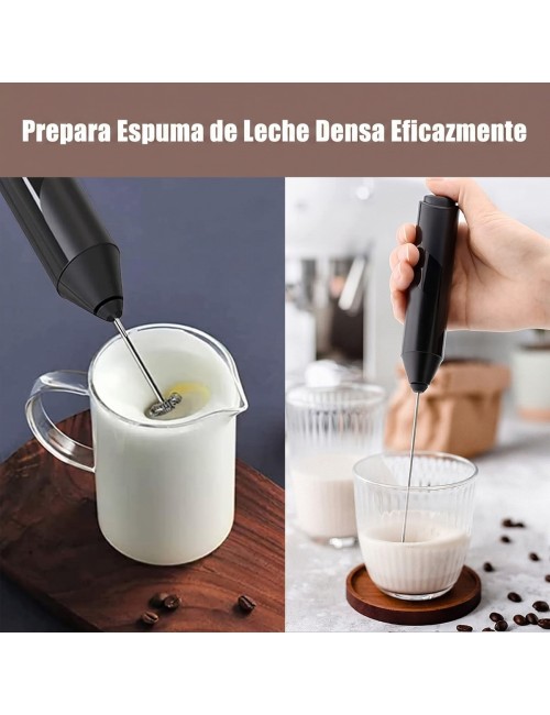 Mezclador Espumador Batidor De Leche Café Capuchino Con Base